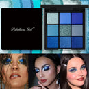 Paleta de sombras com 9 cores
